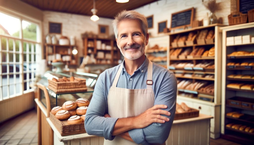 How to Improve Business Profitability in 6 Steps. Bakery owner.